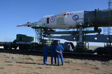 June 2018, Soyuz MS-09 Baikonur launch tour