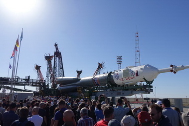 June 2018, Soyuz MS-09 Baikonur launch tour
