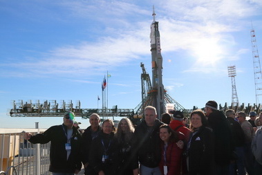 October 2018, Soyuz MS-10 Baikonur launch tour