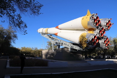 October 2018, Soyuz MS-10 Baikonur launch tour