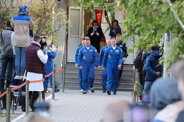 October 2018, Soyuz MS-10 Baikonur launch tour