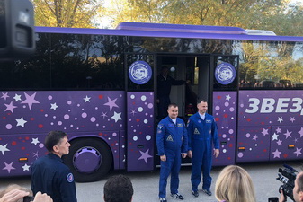 October 2018, Soyuz MS-10 Baikonur launch tour