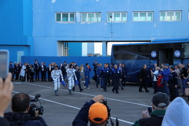 October 2018, Soyuz MS-10 Baikonur launch tour