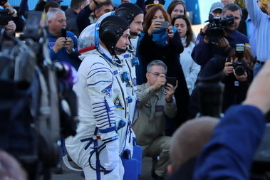 October 2018, Soyuz MS-10 Baikonur launch tour