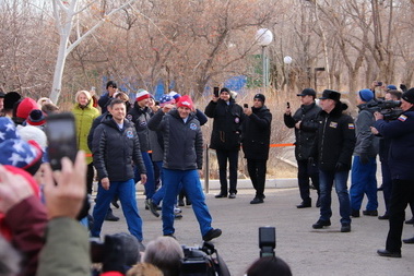 December 2018, Soyuz MS-11 Russia space launch tour