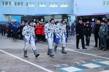 December 2018, Soyuz MS-11 Russia space launch tour