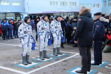 December 2018, Soyuz MS-11 Russia space launch tour