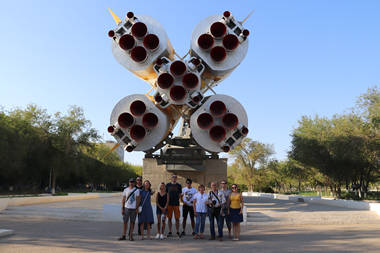 September 2018, Soyuz MS-15 Russia space launch tour