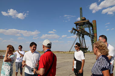 September 2018, Soyuz MS-15 Russia space launch tour