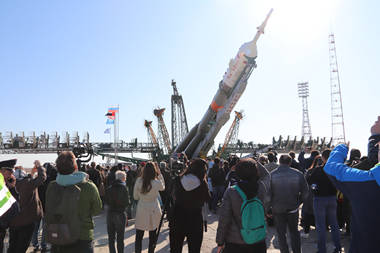 September 2018, Soyuz MS-15 Russia space launch tour