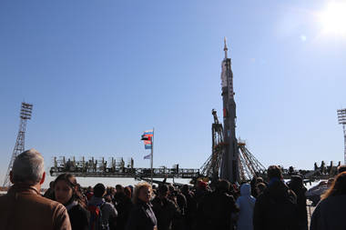 September 2018, Soyuz MS-15 Russia space launch tour