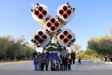 September 2018, Soyuz MS-15 Russia space launch tour