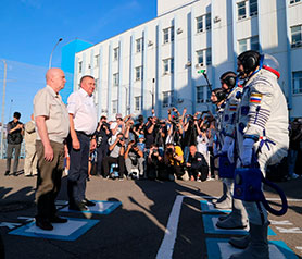 Baikonur space launch tour photos 2024